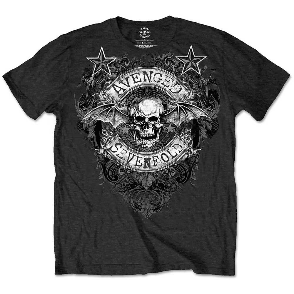 Avenged Sevenfold - Stars Flourish Tshirt Homme - Noir